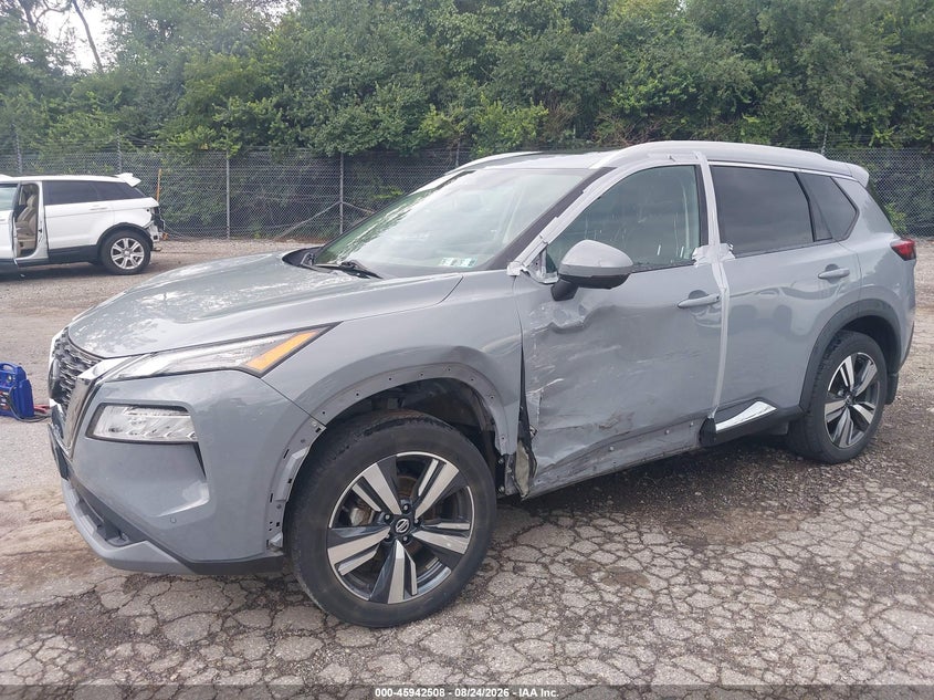 2021 Nissan Rogue VIN 5N1AT3CB3MC702761 IAAI salvage auction — LEFT SIDE, Salvage (Pennsylvania), sold $9,025 on 2026-09-25 (photo 6)