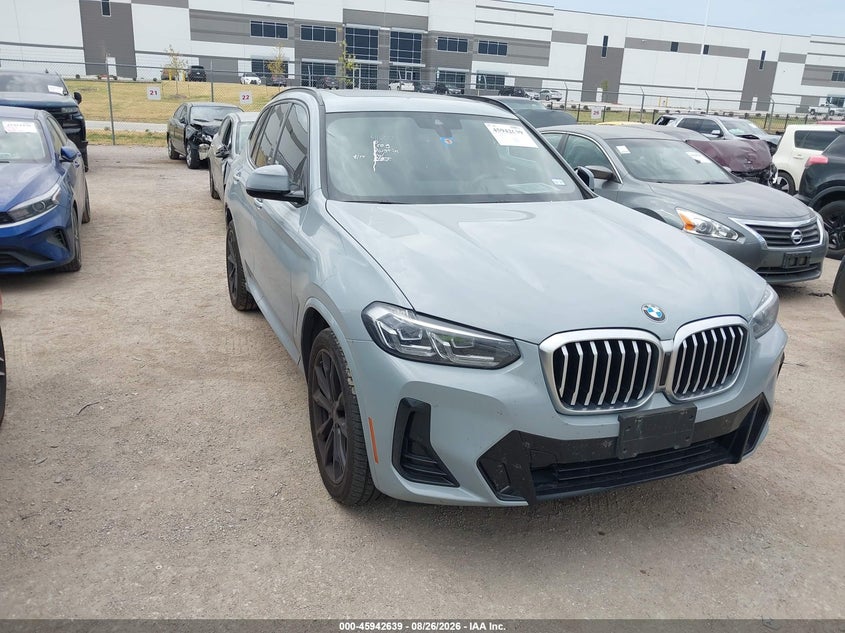 2022 BMW X3 VIN 5UX53DP02N9K21899 — IAAI salvage auction photo