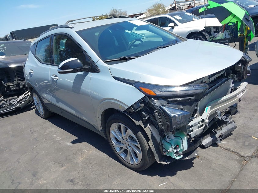 2023 Chevrolet Bolt euv VIN 1G1FY6S04P4138817 IAAI salvage auction — FRONT END, Salvage Title, sold $6,700 on 2026-08-29 (photo 1)