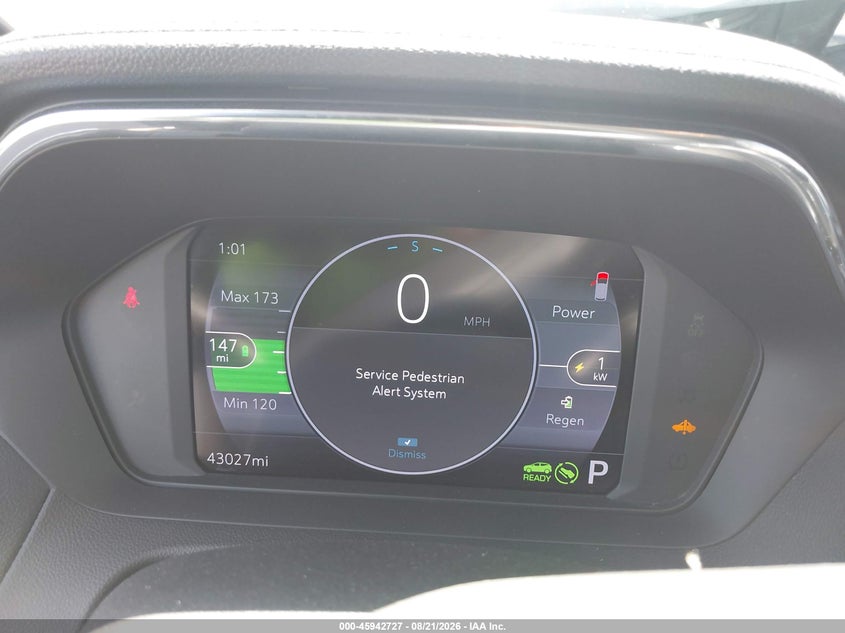 2023 Chevrolet Bolt euv VIN 1G1FY6S04P4138817 IAAI salvage auction — FRONT END, Salvage Title, sold $6,700 on 2026-08-29 (photo 7)