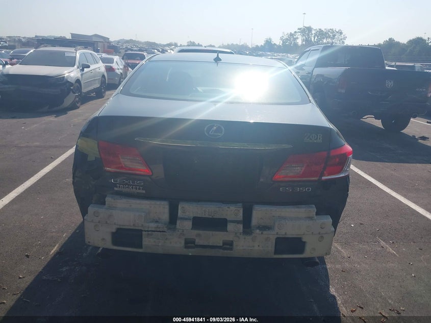 2010 Lexus ES VIN JTHBK1EG0A2355866 IAAI salvage auction — FRONT & REAR, Clear (Tennessee), sold $725 on 2026-10-09 (photo 6)