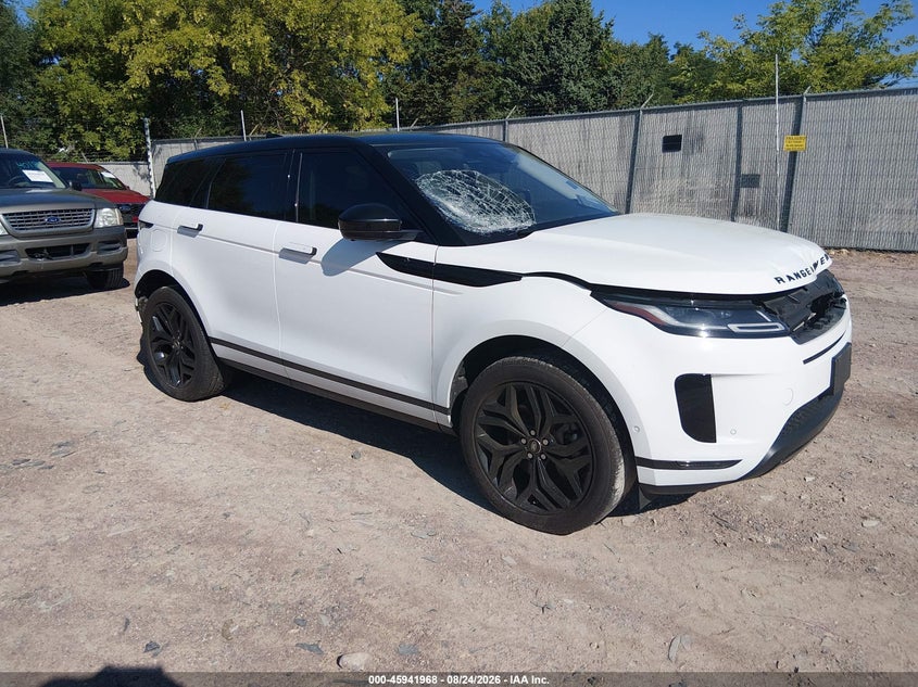 2020 Land rover Range rover evoque VIN SALZP2FX9LH075605 IAAI salvage auction — FRONT END, Clear Claim Paid (Wisconsin), sold $7,500 on 2026-08-29 (photo 1)