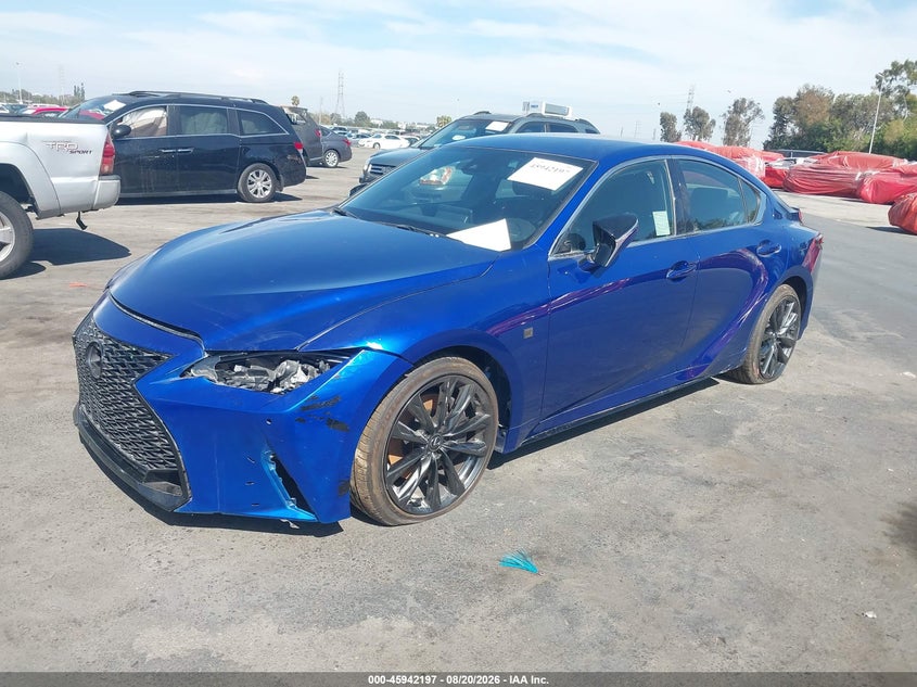 2025 Lexus Is 300 VIN JTHBA1D25S5135731 IAAI salvage auction — FRONT END, Salvage (California), sold $16,800 on 2026-09-10 (photo 2)