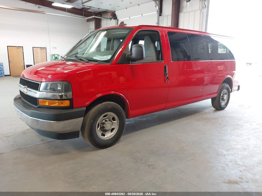 2018 Chevrolet Express 3500 VIN 1GAZGPFG1J1299857 IAAI salvage auction — NORMAL WEAR, Sf97 (Washington), sold $20,000 on 2026-09-10 (photo 2)