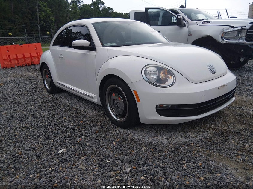 2014 Volkswagen Beetle VIN 3VWJP7AT4EM628159 IAAI salvage auction — NORMAL WEAR, Clear (Mississippi), sold $1,600 on 2026-08-28 (photo 1)