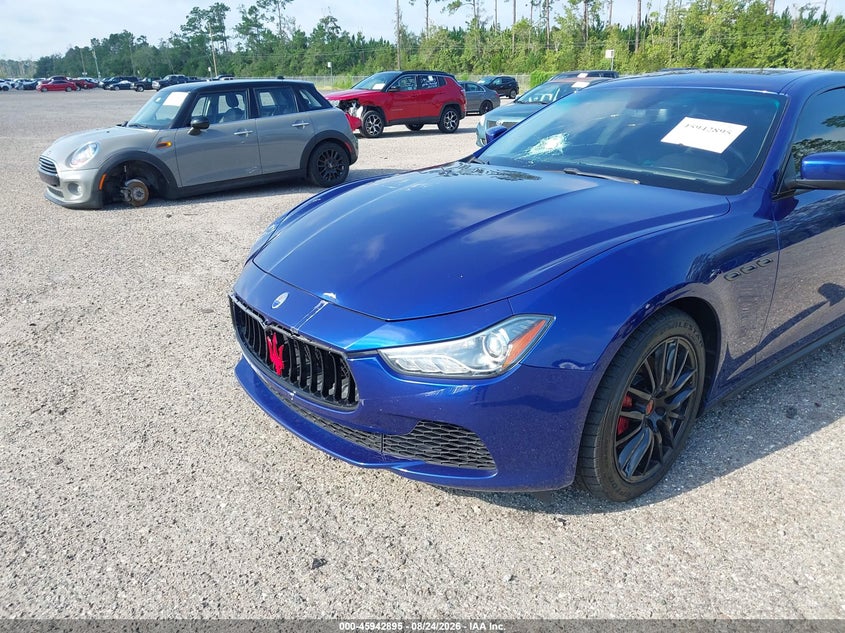 2016 Maserati Ghibli VIN ZAM57XSA8G1181011 IAAI salvage auction — FRONT END, Rebuildable (Florida), sold $4,800 on 2026-09-04 (photo 6)