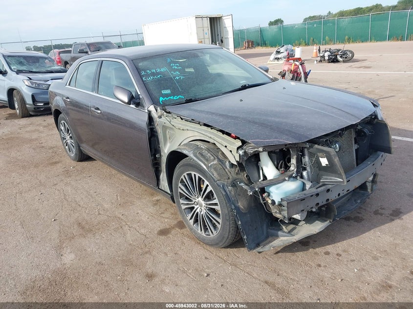 2013 Chrysler 300 VIN 2C3CCAGG8DH602504 IAAI salvage auction — FRONT END, Salvage (Idaho), sold $1,400 on 2026-09-05 (photo 1)