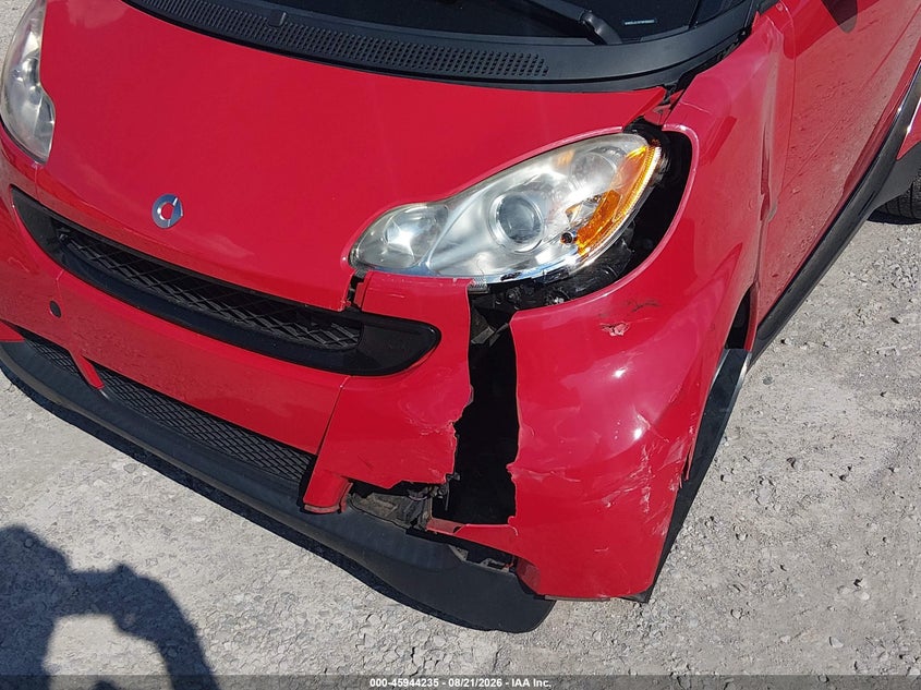 2009 Smart Fortwo VIN WMEEJ31X79K284357 IAAI salvage auction — Unknown, Salvage (Kentucky), sold $950 on 2026-09-09 (photo 6)