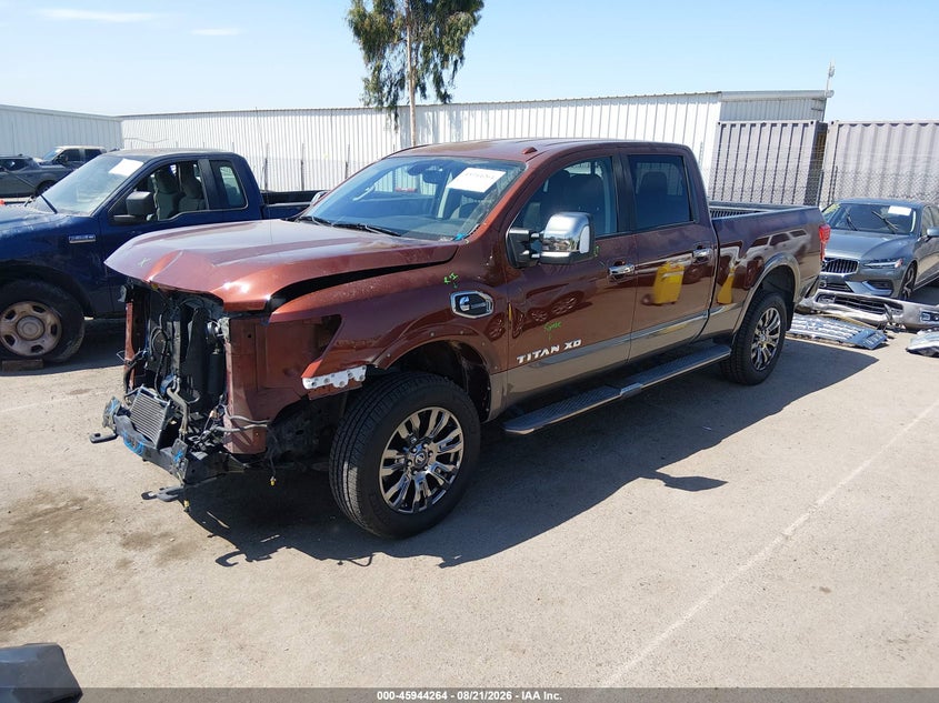 2016 Nissan TITAN VIN 1N6BA1F26GN509931 IAAI salvage auction — FRONT END, Salvage (California), sold $9,850 on 2026-09-11 (photo 2)
