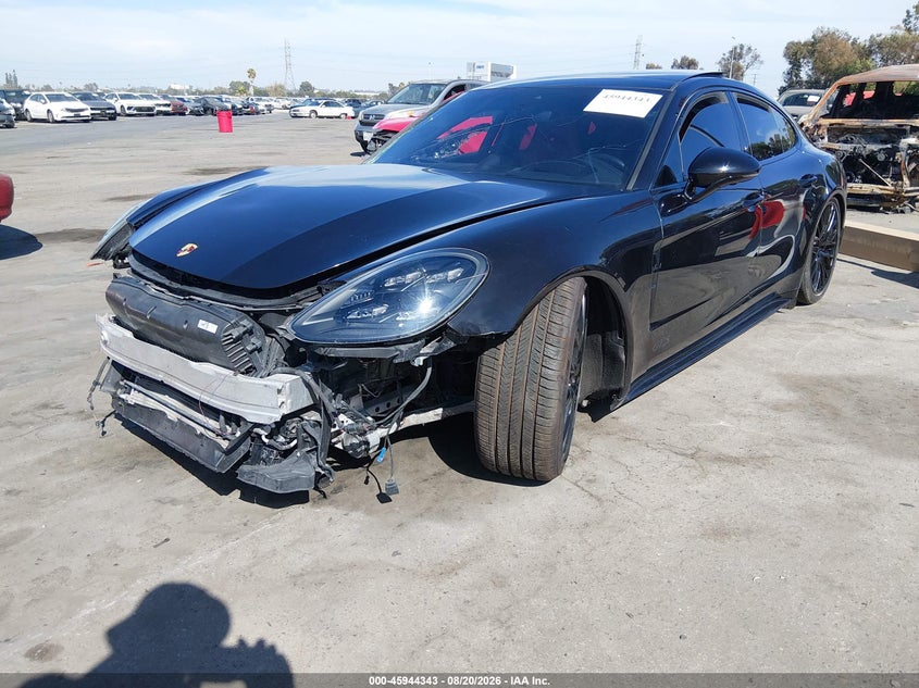 2022 Porsche Panamera VIN WP0AG2A70NL135363 IAAI salvage auction — FRONT END, Salvage (California), sold $27,800 on 2026-09-14 (photo 2)