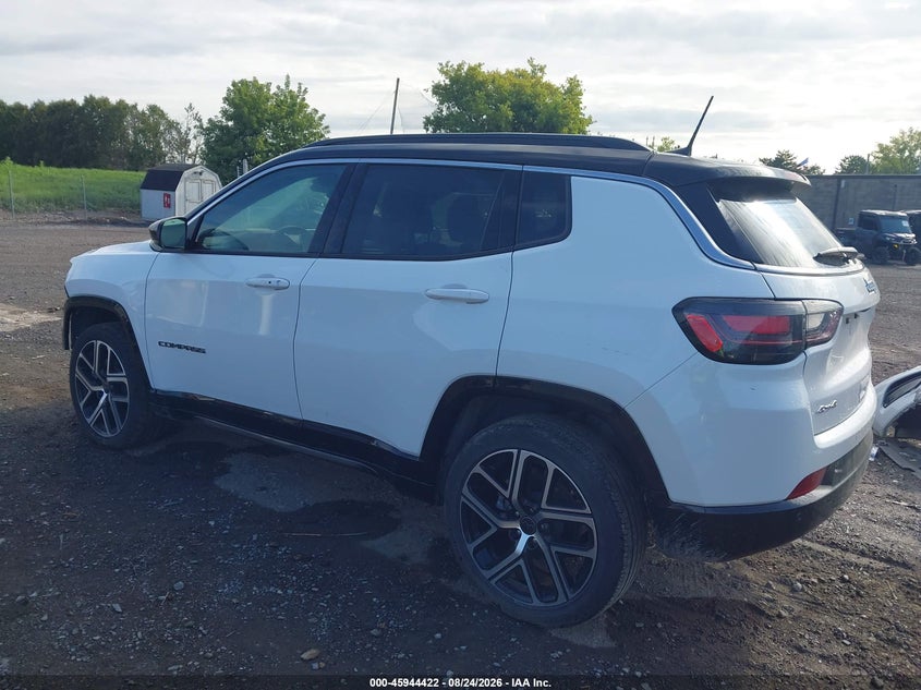 2025 Jeep Compass VIN 3C4NJDCN4ST594115 IAAI salvage auction — FRONT END, Enterprise Vehicles Clear Only (New York), sold $11,600 on 2026-08-30 (photo 3)