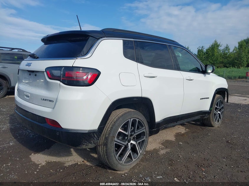 2025 Jeep Compass VIN 3C4NJDCN4ST594115 IAAI salvage auction — FRONT END, Enterprise Vehicles Clear Only (New York), sold $11,600 on 2026-08-30 (photo 4)