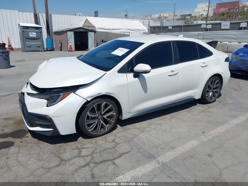 2020 Toyota Corolla VIN 5YFS4RCE8LP052320 IAAI salvage auction — FRONT END, Wait Title, sold $3,700 on 2026-09-26 (photo 2)