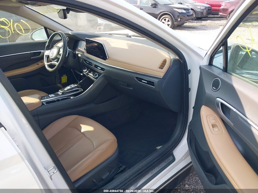 2022 Hyundai Sonata VIN KMHL54JJ7NA045849 IAAI salvage auction — FRONT END, Wait Title, sold $8,900 on 2026-10-07 (photo 5)