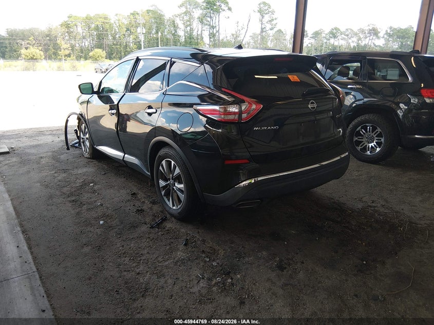 2016 Nissan Murano VIN 5N1AZ2MH6GN132629 IAAI salvage auction — BIO HAZARD, Rebuildable (Florida), sold $25 on 2026-09-10 (photo 3)