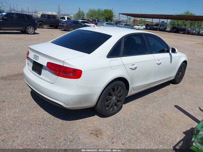 2014 Audi A4 VIN WAUAFAFL0EN005264 IAAI salvage auction — NORMAL WEAR, Wait Title, sold $1,750 on 2026-09-17 (photo 4)