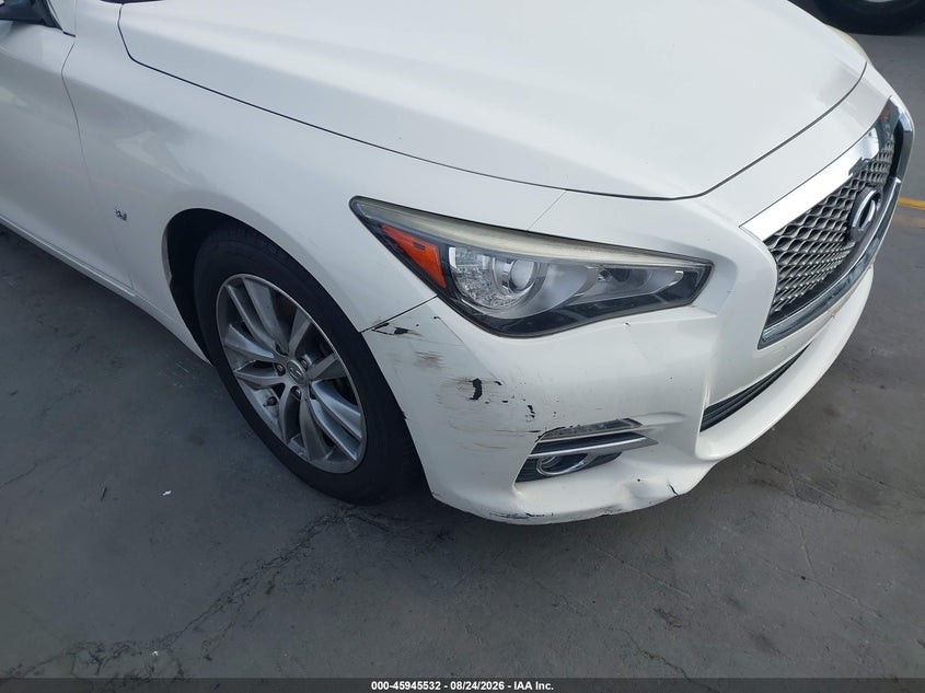 2015 Infiniti Q50 VIN JN1BV7AP5FM352882 IAAI salvage auction — THEFT, Salvage (California), sold $3,500 on 2026-09-09 (photo 6)