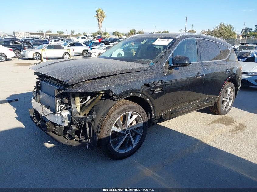 2026 Genesis Gv80 VIN KMUHBESB6TU321611 IAAI salvage auction — RIGHT FRONT, Salvage Title, sold $22,225 on 2026-09-16 (photo 2)