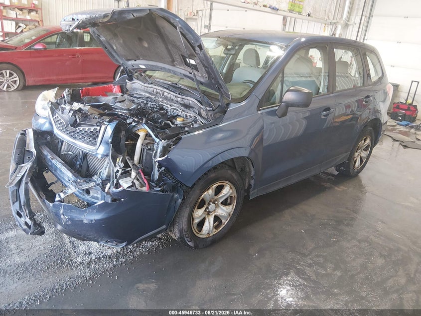 2014 Subaru Forester VIN JF2SJAAC1EH428187 IAAI salvage auction — FRONT END, Wait Title, sold $425 on 2026-08-29 (photo 2)