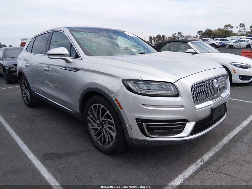 2019 Lincoln Nautilus VIN 2LMPJ6L95KBL35667 — IAAI salvage auction photo