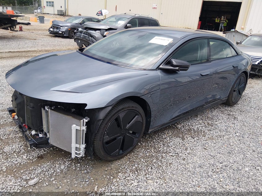 2026 Lucid Air VIN 50EA1TEA6TA020722 IAAI salvage auction — FRONT END, Salvage (Louisiana), sold $17,650 on 2026-09-25 (photo 2)