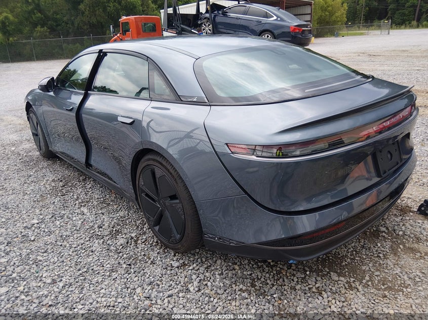 2026 Lucid Air VIN 50EA1TEA6TA020722 IAAI salvage auction — FRONT END, Salvage (Louisiana), sold $17,650 on 2026-09-25 (photo 3)
