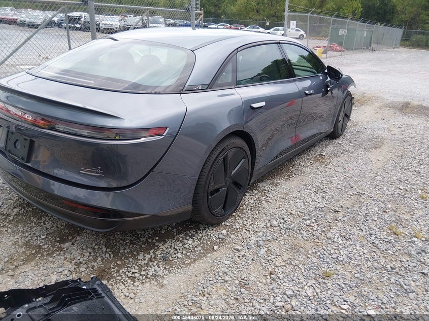 2026 Lucid Air VIN 50EA1TEA6TA020722 IAAI salvage auction — FRONT END, Salvage (Louisiana), sold $17,650 on 2026-09-25 (photo 4)