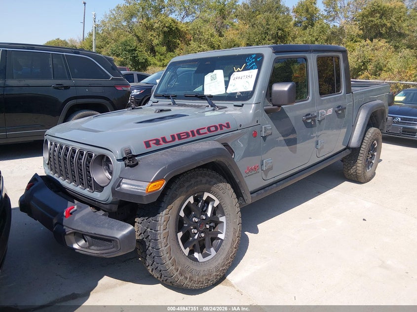 2026 Jeep Gladiator VIN 1C6RJTBG0TL157196 IAAI salvage auction — RIGHT FRONT, Salvage Title, sold $20,200 on 2026-09-08 (photo 2)