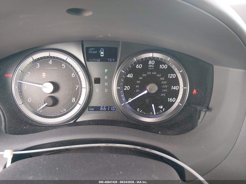 2012 Lexus ES VIN JTHBK1EG0C2513013 IAAI salvage auction — RIGHT SIDE, Salvage (California), sold $3,850 on 2026-09-05 (photo 7)