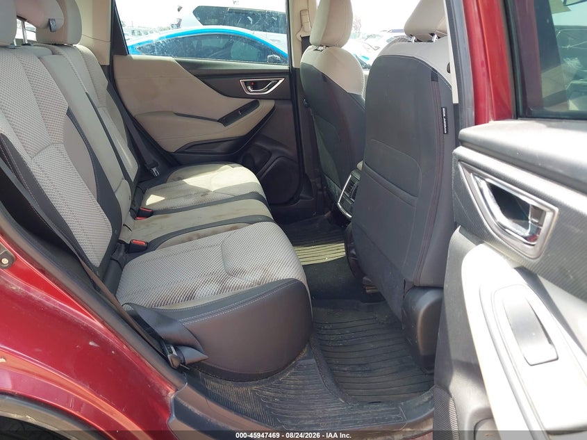 2020 Subaru Forester VIN JF2SKAGC8LH584812 IAAI salvage auction — NORMAL WEAR, Certificate Of Origin (New Jersey), sold $8,350 on 2026-08-31 (photo 8)