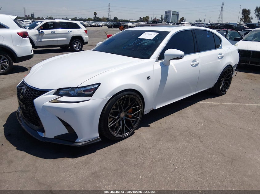 2016 Lexus Gs VIN JTHBZ1BL3GA004753 IAAI salvage auction — RIGHT REAR, Salvage (California), sold $10,375 on 2026-08-29 (photo 2)