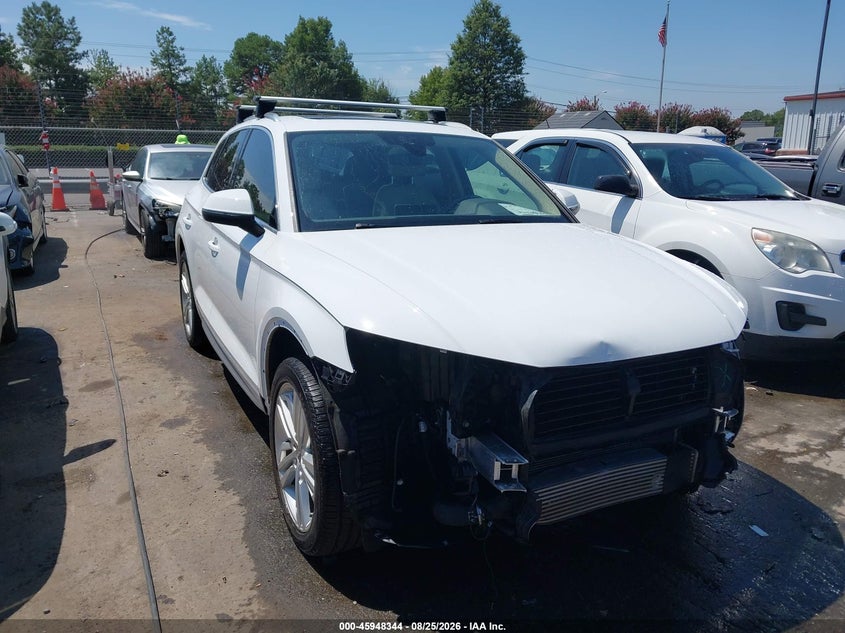 2018 Audi Q5 VIN WA1BNAFY1J2236024 — IAAI salvage auction photo
