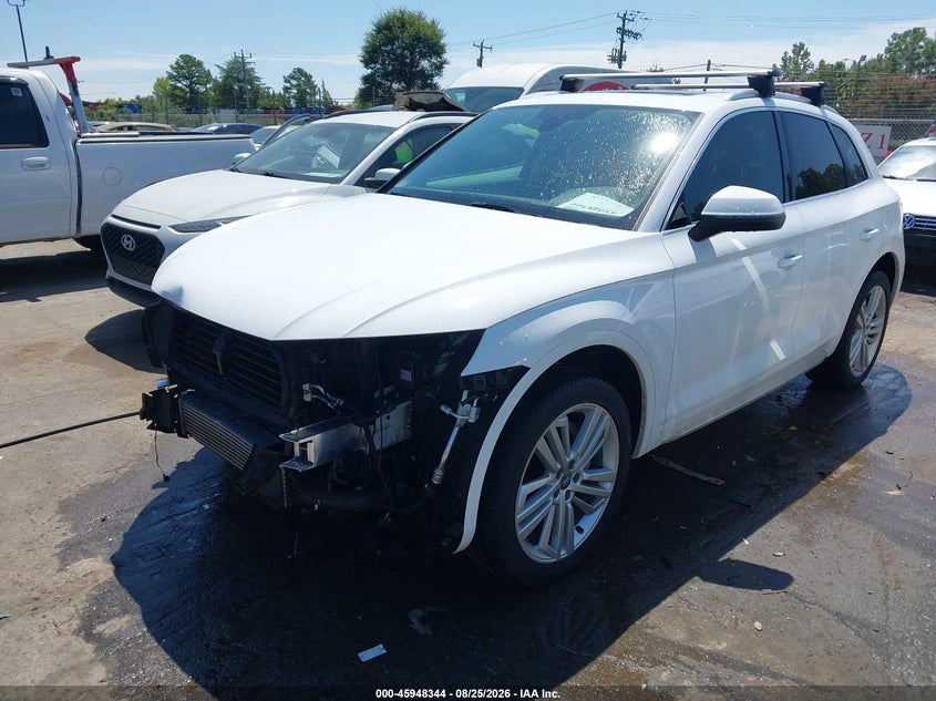 2018 Audi Q5 VIN WA1BNAFY1J2236024 IAAI salvage auction — FRONT END, Salvage (North Carolina), sold $8,425 on 2026-09-21 (photo 2)