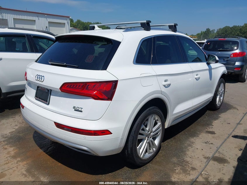2018 Audi Q5 VIN WA1BNAFY1J2236024 IAAI salvage auction — FRONT END, Salvage (North Carolina), sold $8,425 on 2026-09-21 (photo 4)