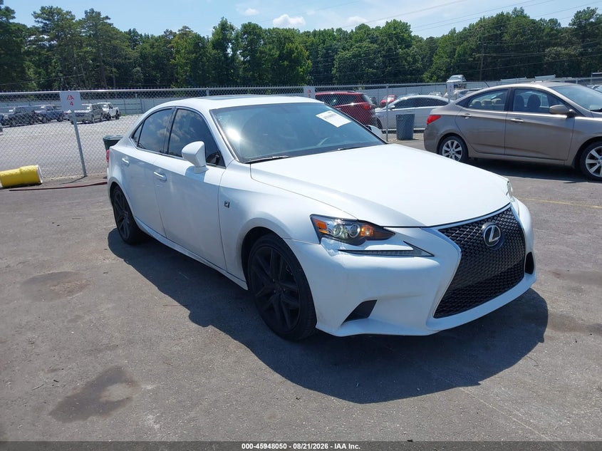 2015 Lexus Is 250 VIN JTHBF1D26F5064210 IAAI salvage auction — NORMAL WEAR, Repossession Paperwork (Georgia), sold $13,350 on 2026-09-09 (photo 1)