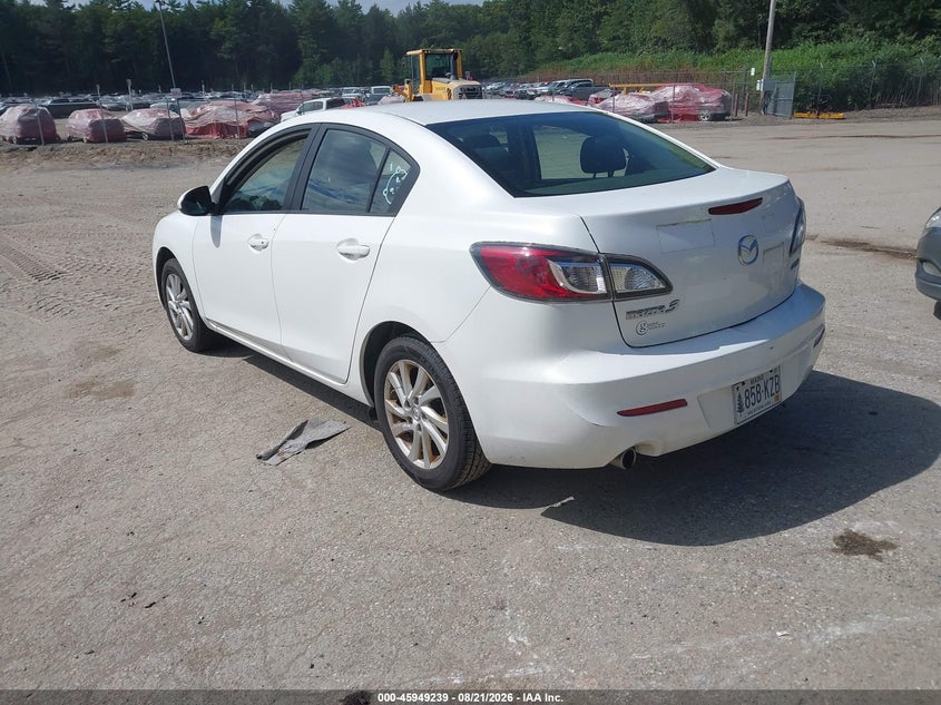 2012 Mazda 3 VIN JM1BL1V89C1697798 IAAI salvage auction — NORMAL WEAR, Original (Maine), sold $0 on 2026-09-16 (photo 3)