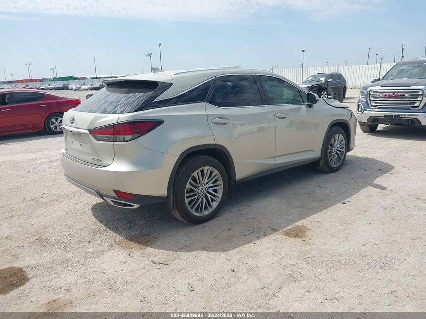 2020 Lexus Rx VIN 2T2JZMAA4LC152734 IAAI salvage auction — FRONT END, Salvage (Texas), sold $14,000 on 2026-10-08 (photo 4)