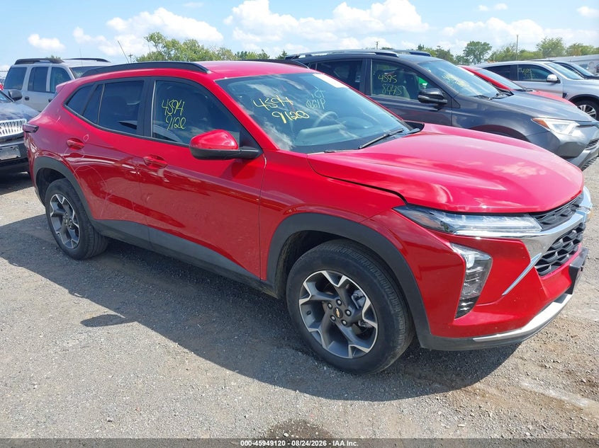 2026 Chevrolet Trax VIN KL77LHEP8TC064409 IAAI salvage auction — LEFT & RIGHT, Enterprise Vehicles Clear Only (Virginia), sold $14,000 on 2026-08-27 (photo 1)