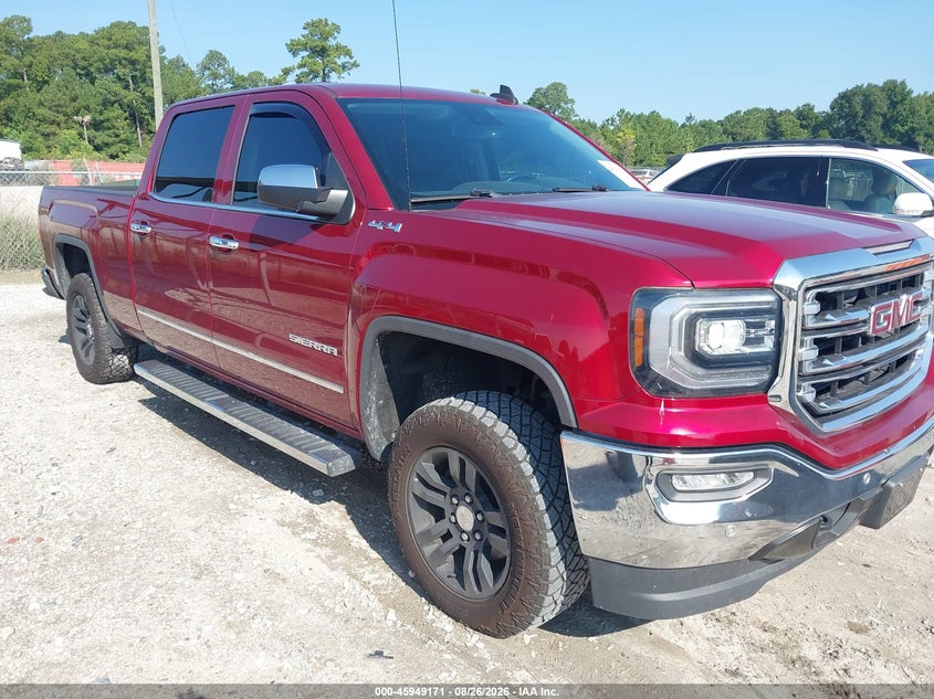 2018 Gmc SIERRA VIN 3GTU2NEC6JG314986 IAAI salvage auction — LEFT SIDE, Wait Title, sold $9,400 on 2026-09-26 (photo 1)