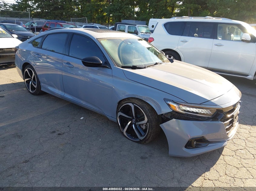 2021 Honda Accord VIN 1HGCV2F31MA022960 — IAAI salvage auction photo