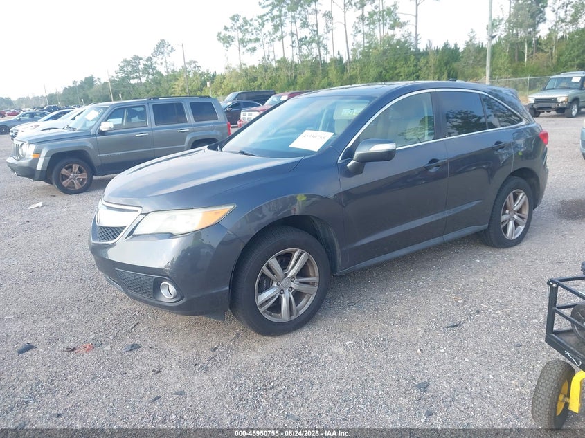 2013 Acura Rdx VIN 5J8TB3H54DL005054 IAAI salvage auction — ROLLOVER, Rebuildable (Florida), sold $1,300 on 2026-09-08 (photo 2)