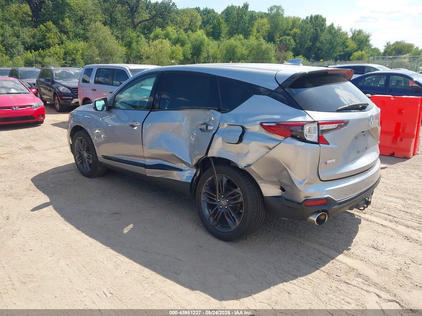 2021 Acura Rdx VIN 5J8TC2H65ML012577 IAAI salvage auction — LEFT SIDE, Wait Title, sold $6,800 on 2026-10-09 (photo 3)