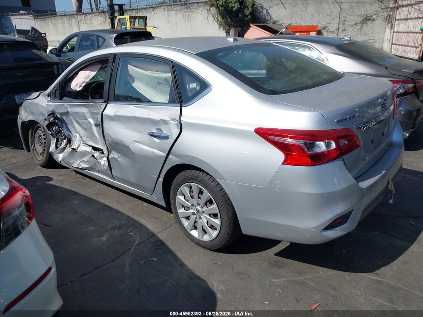 2017 Nissan Sentra VIN 3N1AB7APXHY348248 IAAI salvage auction — LEFT SIDE, Salvage Certificate (California), sold $450 on 2026-09-16 (photo 3)