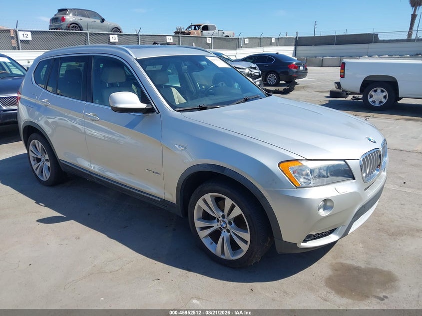 2012 BMW X3 VIN 5UXWX7C51CL889625 IAAI salvage auction — NORMAL WEAR, Clear - Dealer Only (California), sold $0 on 2026-09-26 (photo 1)