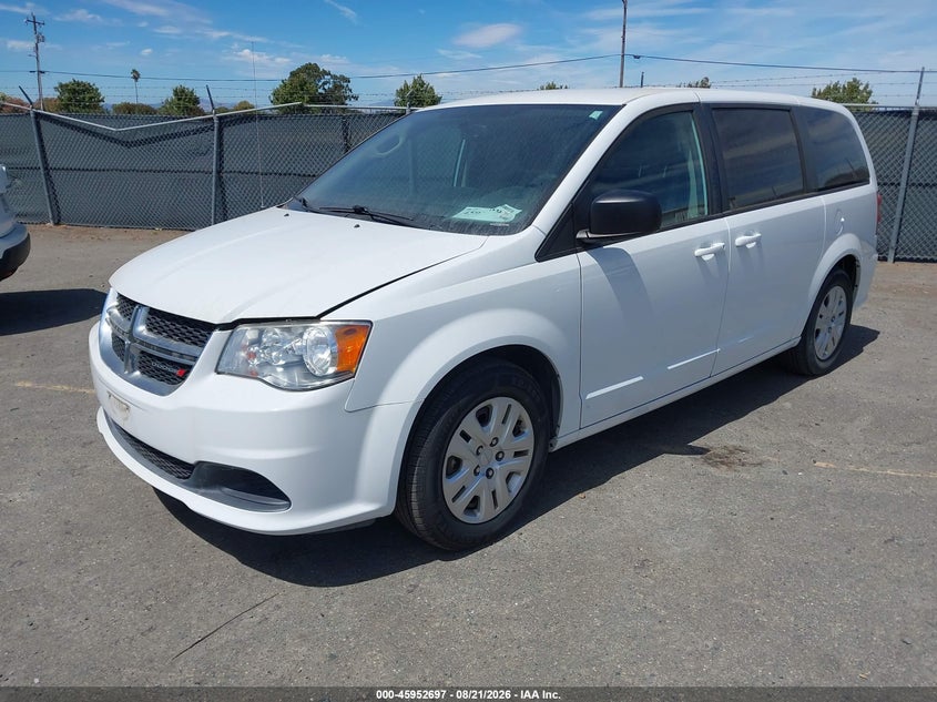 2018 Dodge Grand caravan VIN 2C4RDGBG4JR254767 IAAI salvage auction — NORMAL WEAR, Sf97 (California), sold $9,100 on 2026-09-17 (photo 2)