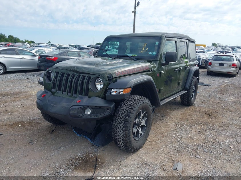 2021 Jeep Wrangler / VIN 1C4HJXFN2MW632352 IAAI salvage auction — FRONT END, Wait Title, sold $10,300 on 2026-09-30 (photo 2)