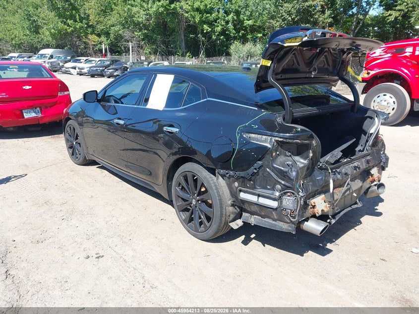 2017 Nissan Maxima VIN 1N4AA6AP7HC433668 IAAI salvage auction — REAR END, Salvage Title, sold $1,200 on 2026-10-21 (photo 3)