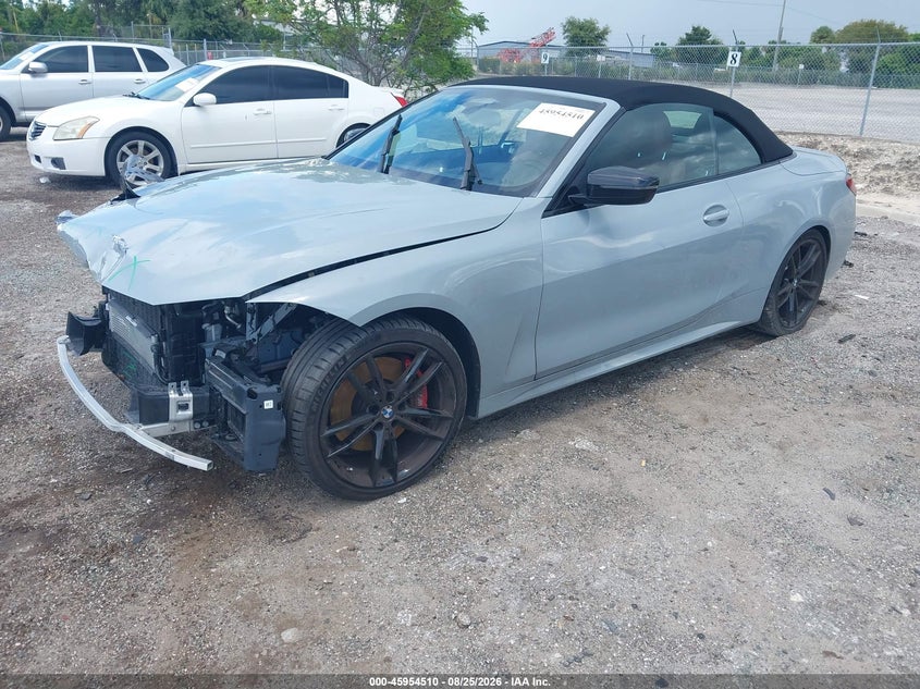 2022 BMW 4er VIN WBA63AT05NCJ89251 IAAI salvage auction — FRONT END, Wait Title, sold $15,400 on 2026-10-01 (photo 2)