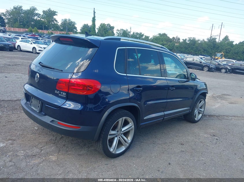2014 Volkswagen Tiguan VIN WVGBV3AX0EW014472 IAAI salvage auction — FRONT END, Salvage (Pennsylvania), sold $1,400 on 2026-09-05 (photo 4)