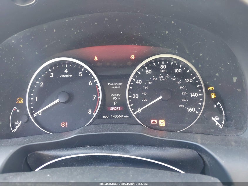 2014 Lexus VIN JTHBK1GG2E2139987 IAAI salvage auction — FRONT & REAR, Salvage Title, sold $4,000 on 2026-09-07 (photo 7)